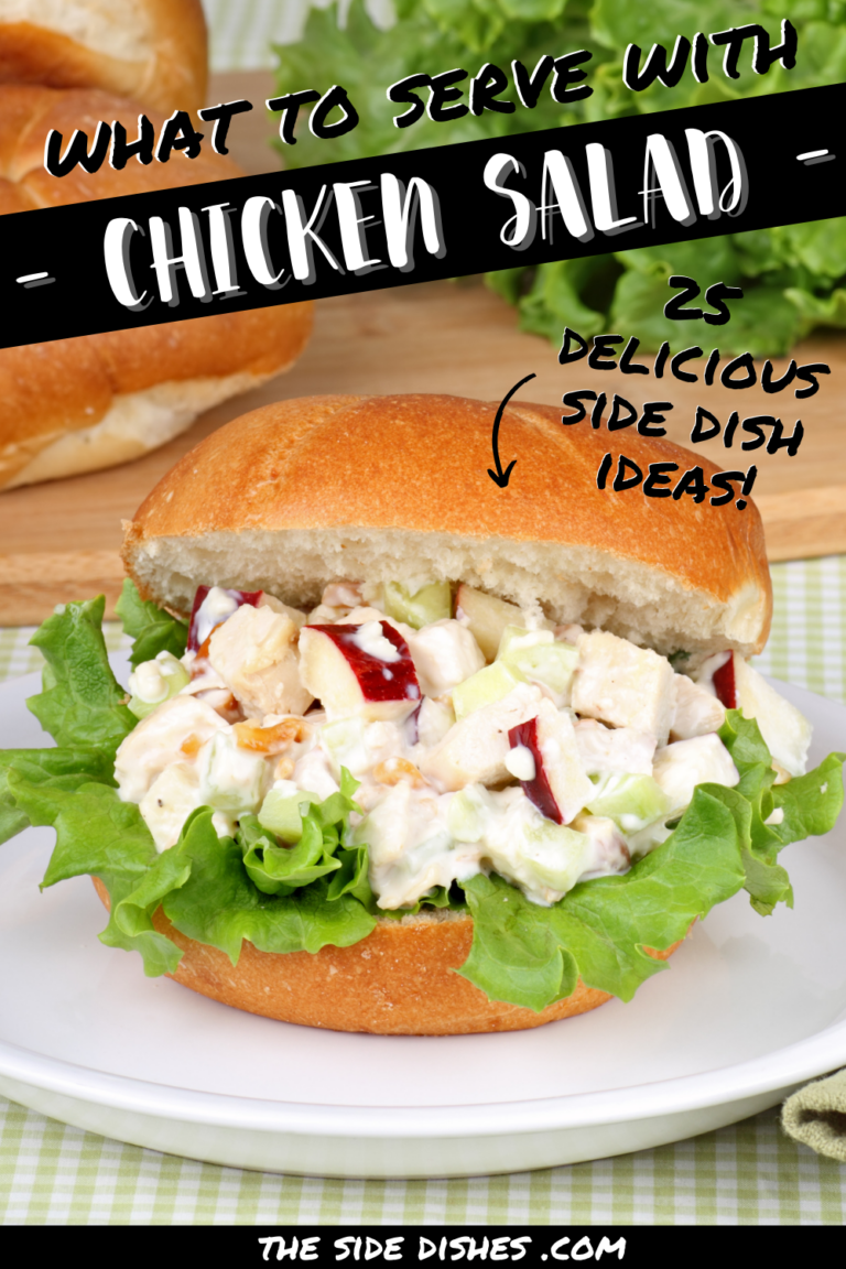 The BEST chicken salad sides! Here are the best options for what to serve with chicken salad for lunch or dinner.