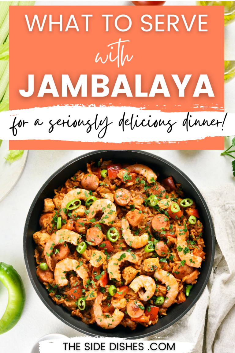 What to eat with jambalaya! Find TONS of ideas for cajun jambalaya side dishes so you can create the perfect pairing for an amazing dinner.